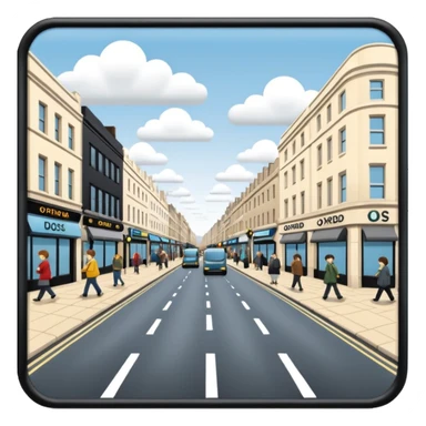 oxford street panneau sticker