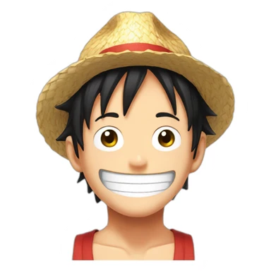 handsome Luffy from one piece sticker