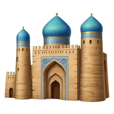 samarkand city walls, no frame sticker
