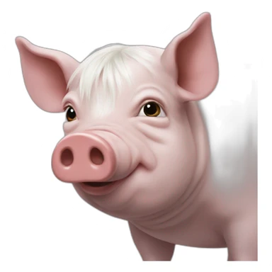 macron convertie un cochon à l'islam sticker