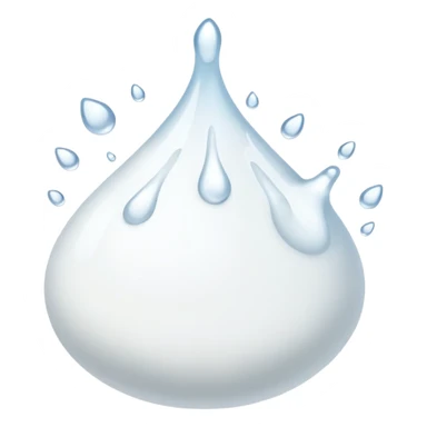 Multiple Milk droplets sticker