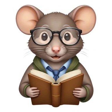 A rat as a teacher  sticker