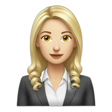 ukrainian business women sticker