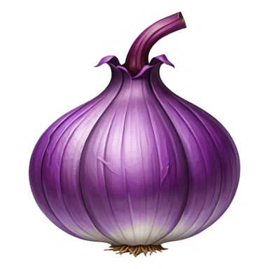dried purple onion sticker
