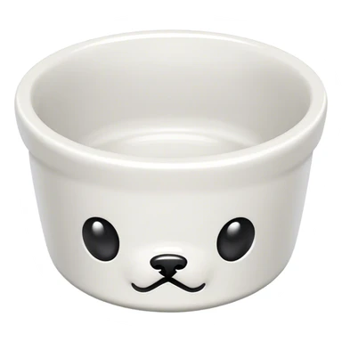 empty dog bowl sticker