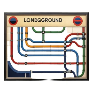 London underground sticker