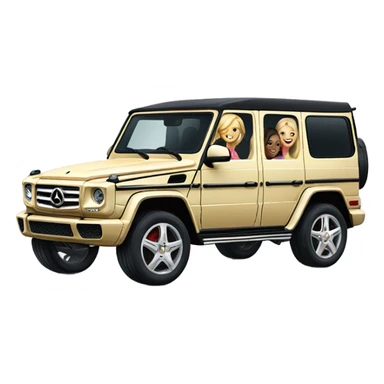 GWagon full of women sticker