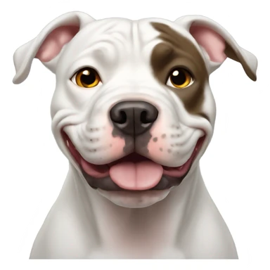Pitbull dog sticker