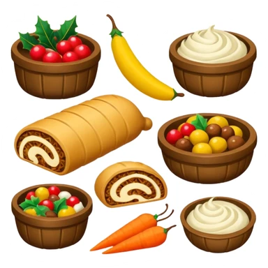 romanian christmas food sticker