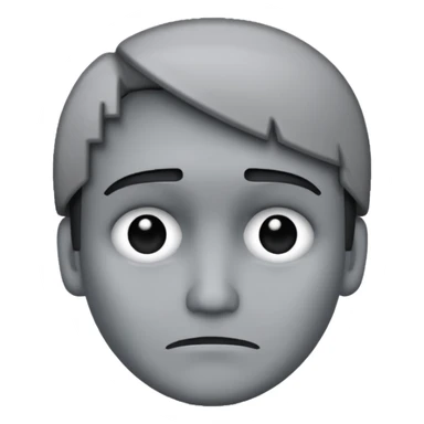 Make this emoji: 😔 but make it look like Microsoft  sticker