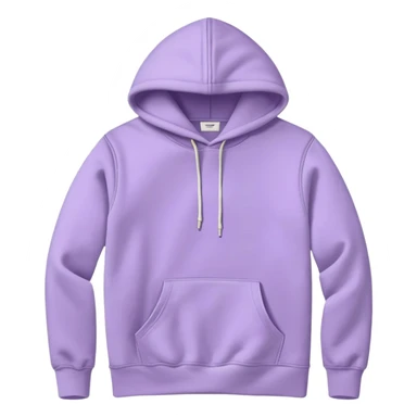pastel purple hoodie flatlay  sticker