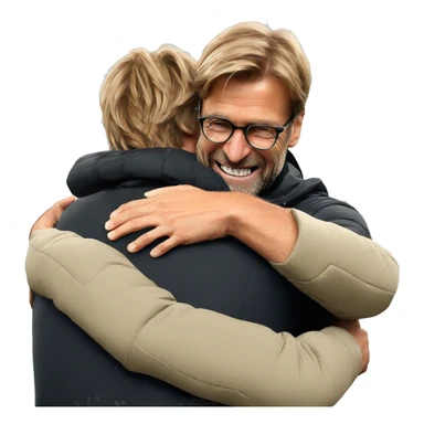 jurgen Klopp hug sticker
