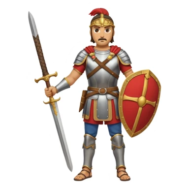 Famoso general cartagines de la época púnica, foto del cuerpo entero sticker