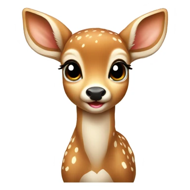 baby deer cute sticker