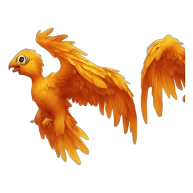 un phoenix avec des lunette de soleil sticker