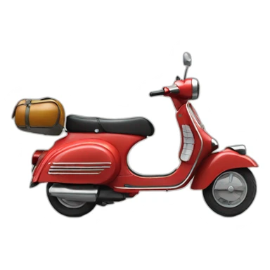 galician ride vespa sticker