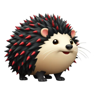 shadow the hedgehog but obese sticker
