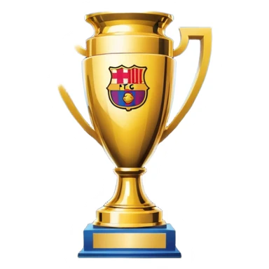 Barcelona as uno i alado el icono de la liga sticker