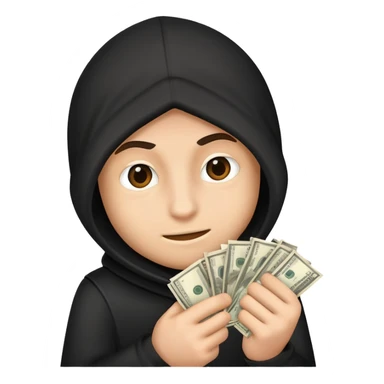 Вор ворует ваши деньги sticker