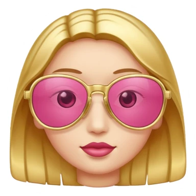 rose coloured glasses sticker