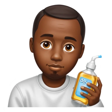 Diddy with baby oil  sticker