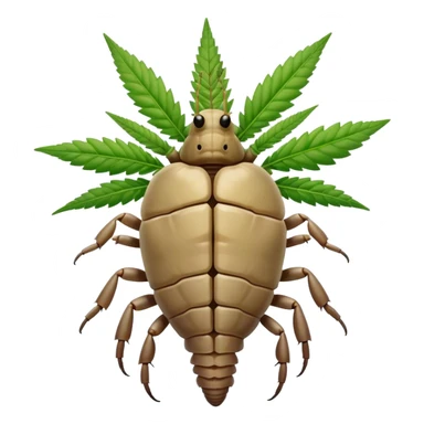 Isopod Marijuana sticker