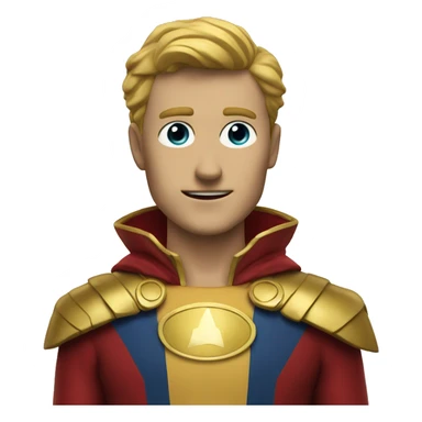 Homelander Emoj from The Boys drama series sticker