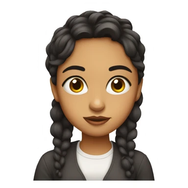 Big eyed Latina  sticker