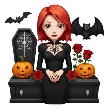 Chris motionless  🕸🦇🎃🥀⚰️🖤🪦🎶🎤👩‍🦰 sticker