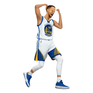 steph curry night night celebration sticker