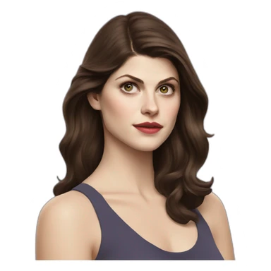 alexandra daddario sticker