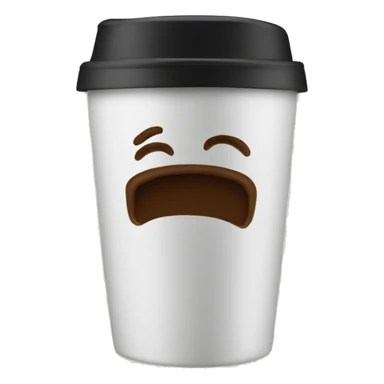 coffee cup to go sticker