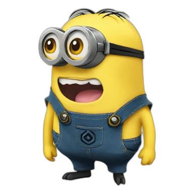 Minion fused with pikachu sticker