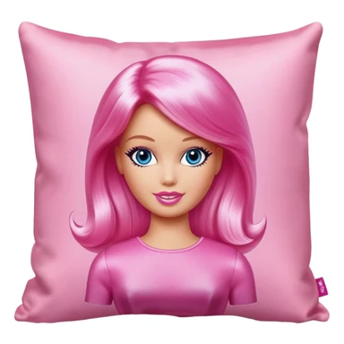 pink barbie pillow sticker
