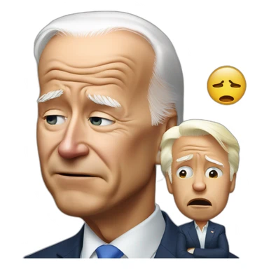 Crying biden sticker