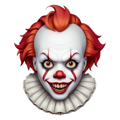 Emojies with Pennywise for discord sticker