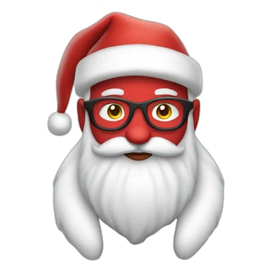 cool Father Christmas sticker