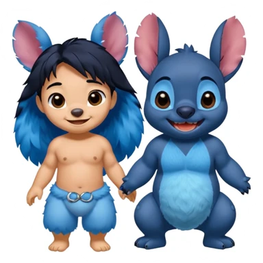 Lilo and stitch make stitch cute cuter make it look relaistic sticker
