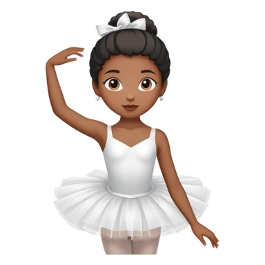 black girl ballerina  sticker