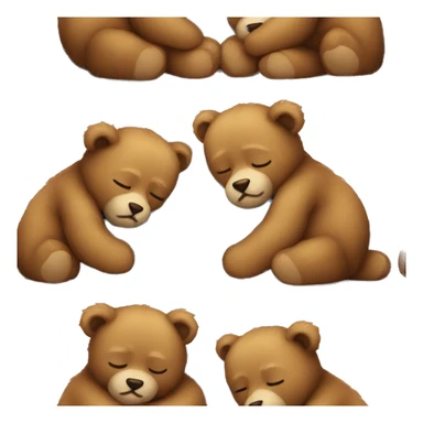 TEDDYBEARS sleeping sticker