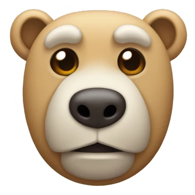 oso con un lazo en la cabeza  sticker