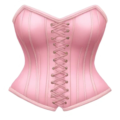 Vintage pink pastel corset sticker