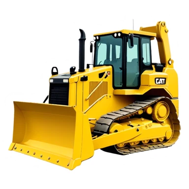 Bulldozer - CAT D6T (Model Year: 2021) (Iconic colour: Yellow) sticker
