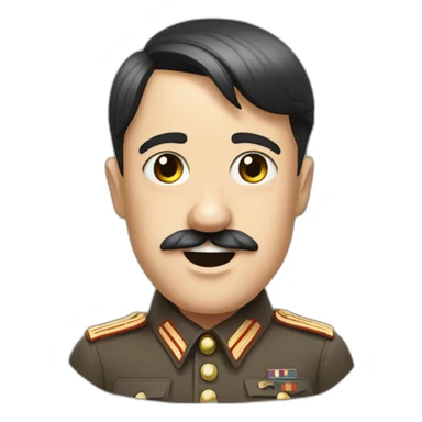 Hitler le bras tendu sticker