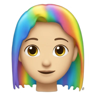 Cœur arc-en-ciel sticker