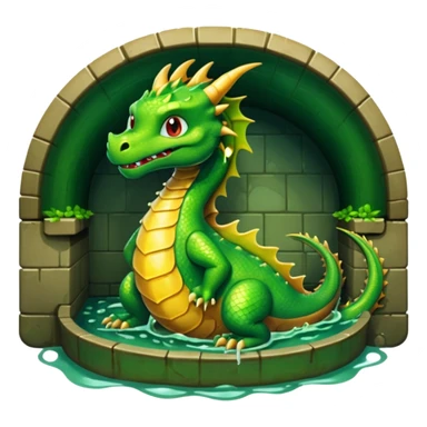 sewers dragon  sticker