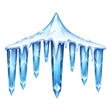 Icicles and Frozen Snow sticker