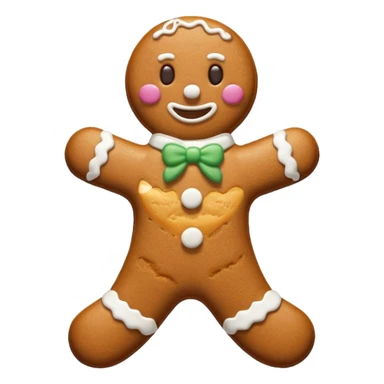 Gingerbread stylized sticker