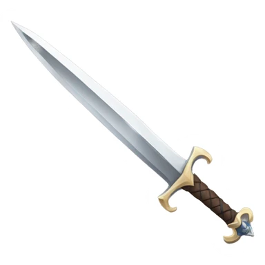 A sword with a sharp blade sticker