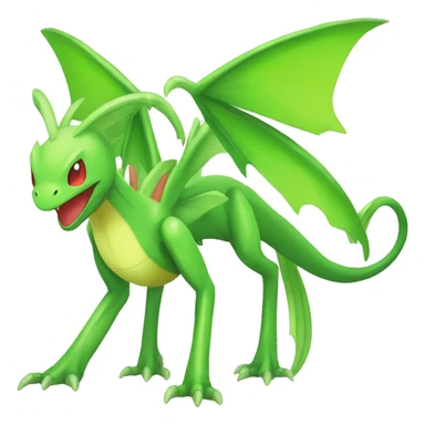 Full body shiny Flygon-Scyther-grovyle sticker